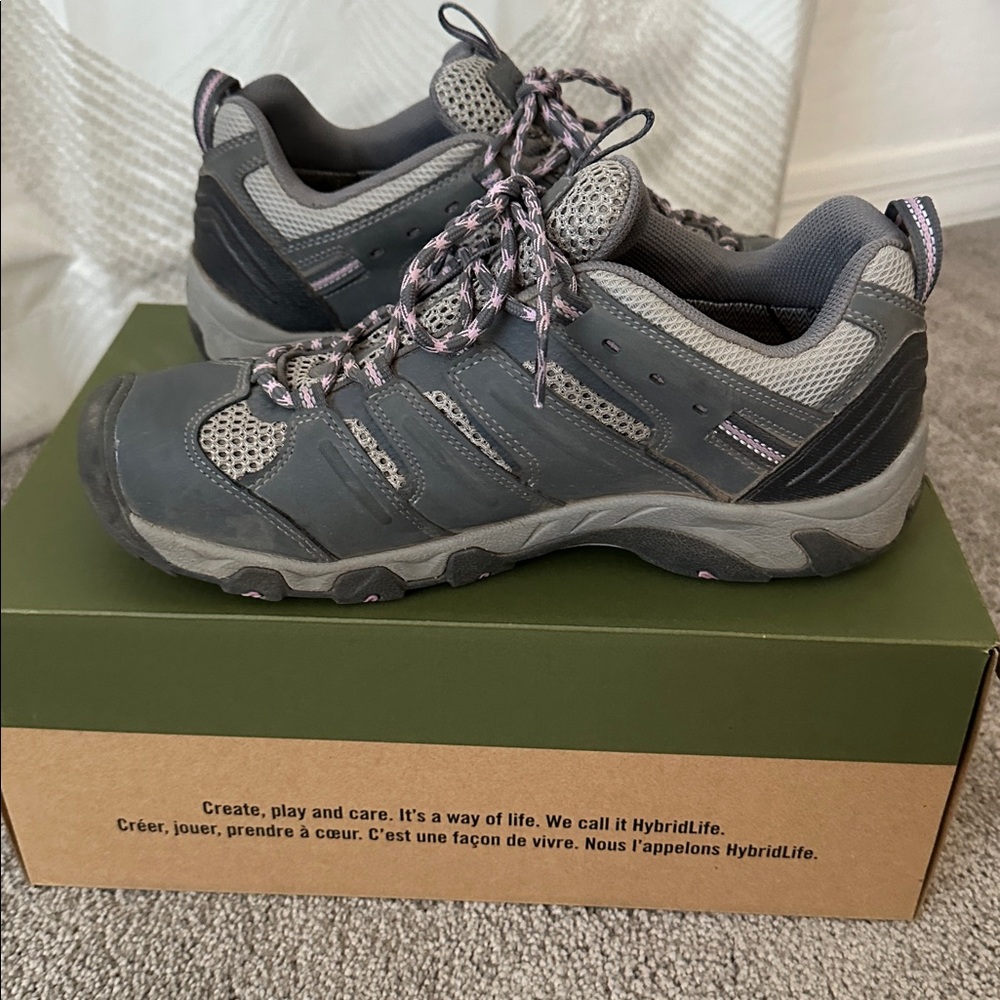Keen Koven WP Steel Grey / African Violet low hiking shoes